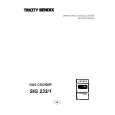 TRICITY BENDIX SIG233/1BN Owners Manual TRICITY BENDIX SIG233/1BN Owners Manual