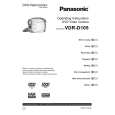 PANASONIC VDRD105 Owners Manual PANASONIC VDRD105 Owners Manual