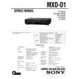 SONY MXD-D1 Service Manual SONY MXD-D1 Service Manual