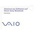 SONY PCG-NV205 VAIO Software Manual SONY PCG-NV205 VAIO Software Manual