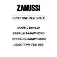 ZANUSSI ZER325X Owners Manual ZANUSSI ZER325X Owners Manual