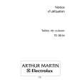 ARTHUR MARTIN ELECTROLUX TE0016N-WITHOUTPLUG Owners Manual ARTHUR MARTIN ELECTROLUX TE0016N-WITHOUTPLUG Owners Manual