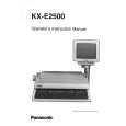 PANASONIC KXE2500 Owners Manual PANASONIC KXE2500 Owners Manual
