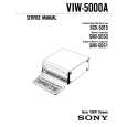 SONY VIW-5000A Service Manual SONY VIW-5000A Service Manual