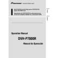 PIONEER DVH-P7000R Owners Manual PIONEER DVH-P7000R Owners Manual