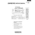 ONKYO TXSR702 Service Manual ONKYO TXSR702 Service Manual