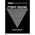 YAMAHA PSR-SQ16 Owners Manual YAMAHA PSR-SQ16 Owners Manual