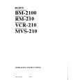 SONY MVS210 Owners Manual SONY MVS210 Owners Manual
