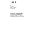 AEG 1400D-M Owners Manual AEG 1400D-M Owners Manual