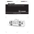 SHARP WF-2100WR Owners Manual SHARP WF-2100WR Owners Manual