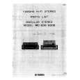 YAMAHA MC-600 Parts Catalog YAMAHA MC-600 Parts Catalog