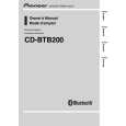 PIONEER CD-BTB200 Owners Manual PIONEER CD-BTB200 Owners Manual