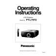 PANASONIC PTL797U Owners Manual PANASONIC PTL797U Owners Manual