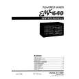 YAMAHA EMX640 Service Manual YAMAHA EMX640 Service Manual