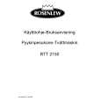 ROSENLEW RTT2150 Owners Manual ROSENLEW RTT2150 Owners Manual