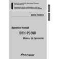 PIONEER DEH-P9250/ES Owners Manual PIONEER DEH-P9250/ES Owners Manual