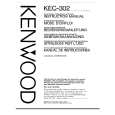 KENWOOD KEC302 Owners Manual KENWOOD KEC302 Owners Manual
