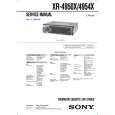SONY XR4950X Service Manual SONY XR4950X Service Manual