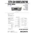 SONY STRDA1000ES Service Manual SONY STRDA1000ES Service Manual