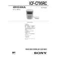 SONY ICFC795RC Service Manual SONY ICFC795RC Service Manual