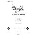 WHIRLPOOL LA7400XMW1 Parts Catalog WHIRLPOOL LA7400XMW1 Parts Catalog