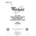 WHIRLPOOL SF3020SRW0 Parts Catalog WHIRLPOOL SF3020SRW0 Parts Catalog