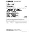 PIONEER DEH-P2650-2 Service Manual PIONEER DEH-P2650-2 Service Manual