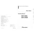 PIONEER DEH3450 Owners Manual PIONEER DEH3450 Owners Manual