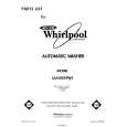 WHIRLPOOL LA5400XPW5 Parts Catalog WHIRLPOOL LA5400XPW5 Parts Catalog