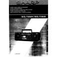SHARP WQ-T484E Owners Manual SHARP WQ-T484E Owners Manual