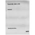 AEG Favorit 460 Owners Manual AEG Favorit 460 Owners Manual