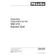 MIELE KM410 Owners Manual MIELE KM410 Owners Manual