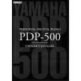 YAMAHA PDP-500 Owners Manual YAMAHA PDP-500 Owners Manual
