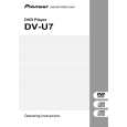 PIONEER DV-U7/WYXJ Owners Manual PIONEER DV-U7/WYXJ Owners Manual