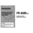 AIWA FR-A505 EZ Owners Manual AIWA FR-A505 EZ Owners Manual