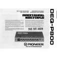 PIONEER DEQP800 Owners Manual PIONEER DEQP800 Owners Manual