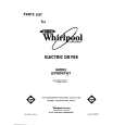 WHIRLPOOL LE7080XTG1 Parts Catalog WHIRLPOOL LE7080XTG1 Parts Catalog