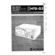 HITACHI HTD-G2 Owners Manual HITACHI HTD-G2 Owners Manual