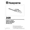 HUSQVARNA 26H Owners Manual HUSQVARNA 26H Owners Manual