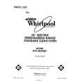 WHIRLPOOL RF010EXRW0 Parts Catalog WHIRLPOOL RF010EXRW0 Parts Catalog