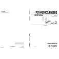 SONY PCVR556DS Service Manual SONY PCVR556DS Service Manual