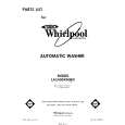 WHIRLPOOL LA5400XMW3 Parts Catalog WHIRLPOOL LA5400XMW3 Parts Catalog
