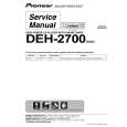 PIONEER DEH-2700UC Service Manual PIONEER DEH-2700UC Service Manual