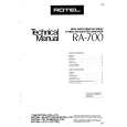 ROTEL RA-700 Service Manual ROTEL RA-700 Service Manual