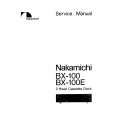 NAKAMICHI BX100/E Service Manual NAKAMICHI BX100/E Service Manual