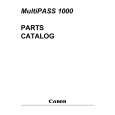 CANON MULTIPASS 1000 Parts Catalog CANON MULTIPASS 1000 Parts Catalog