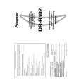 PIONEER DR-R102 Owners Manual PIONEER DR-R102 Owners Manual