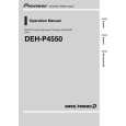 PIONEER DEH-P4550/XM/ES Owners Manual PIONEER DEH-P4550/XM/ES Owners Manual