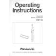PANASONIC EW118 Owners Manual PANASONIC EW118 Owners Manual