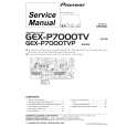 PIONEER GEXP7000 Service Manual PIONEER GEXP7000 Service Manual